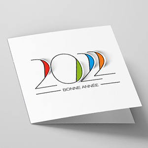 Carte de voeux happy