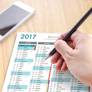 Calendrier souple