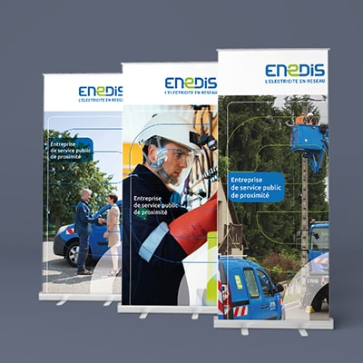 Kakemono - Roll-Up Eco ou express 1 COPYTOP