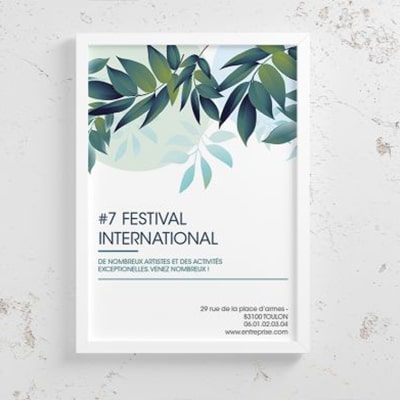 Affiche : Impression format A0 et A2, personnalisées 1 COPYTOP