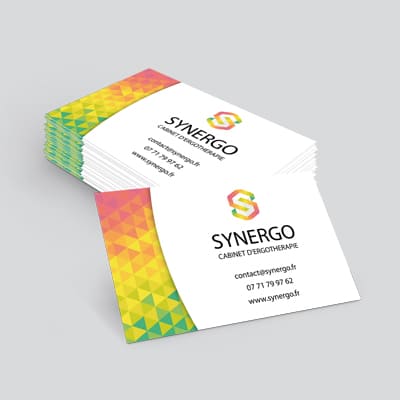 Impression cartes de visite professionnelle et personnalisée 5 COPYTOP