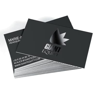 Carte de visite avec vernis sélectif 1 COPYTOP