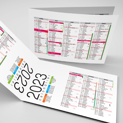 Calendrier personnalisé de poche 1 COPYTOP