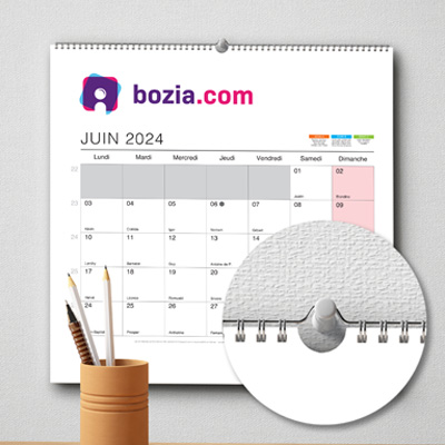 Calendrier personnalisé mural 1 COPYTOP