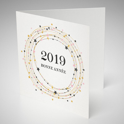 Cartes de voeux Star