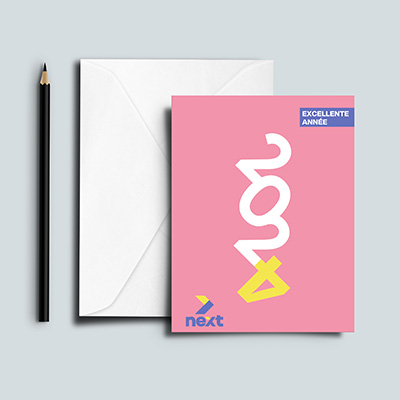 Carte de voeux personnalisable 1 COPYTOP