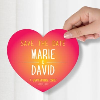 Faire-part de mariage personnalisé 2 COPYTOP