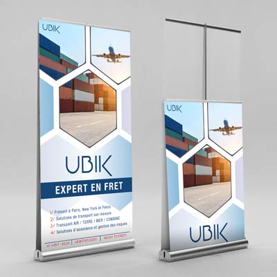 Kakemono Roll-Up recto-verso double face 1 COPYTOP