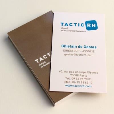 Impression cartes de visite professionnelle et personnalisée 7 COPYTOP