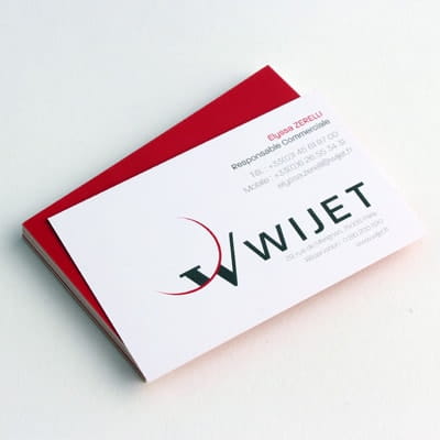 Impression cartes de visite professionnelle et personnalisée 2 COPYTOP