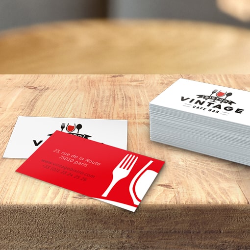 Carte de visite Restaurant et Commerce 1 COPYTOP