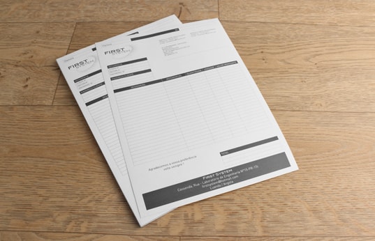 Impression de facture - facturier 3 COPYTOP