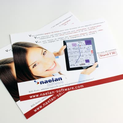 Impression Flyer publicitaire et Prospectus 8 COPYTOP