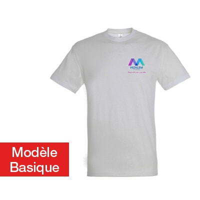 Impression De T Shirts Personnalises Choisissez Entre 2 Modeles Differents