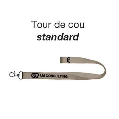 Tour de cou personnalisé 1 COPYTOP