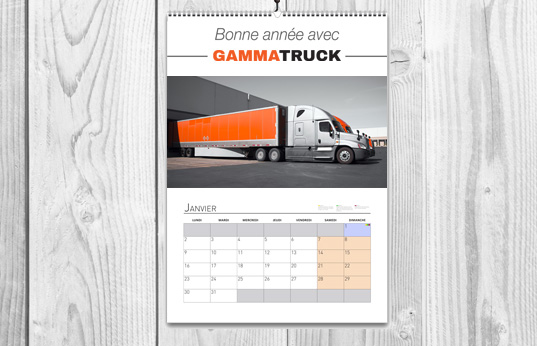 Calendrier mural COPY-TOP