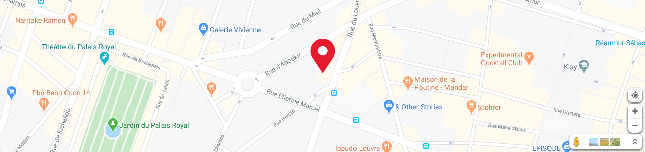 Localisation de votre imprimeur COPY-TOP Louvre - Etienne Marcel