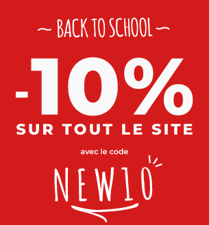 Back to school -10% sur tout le site